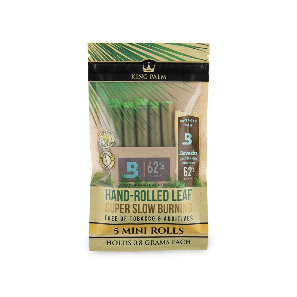 KING PALM 5 Pack [Mini Rolls] 15ct - wholesale Smoke Shop