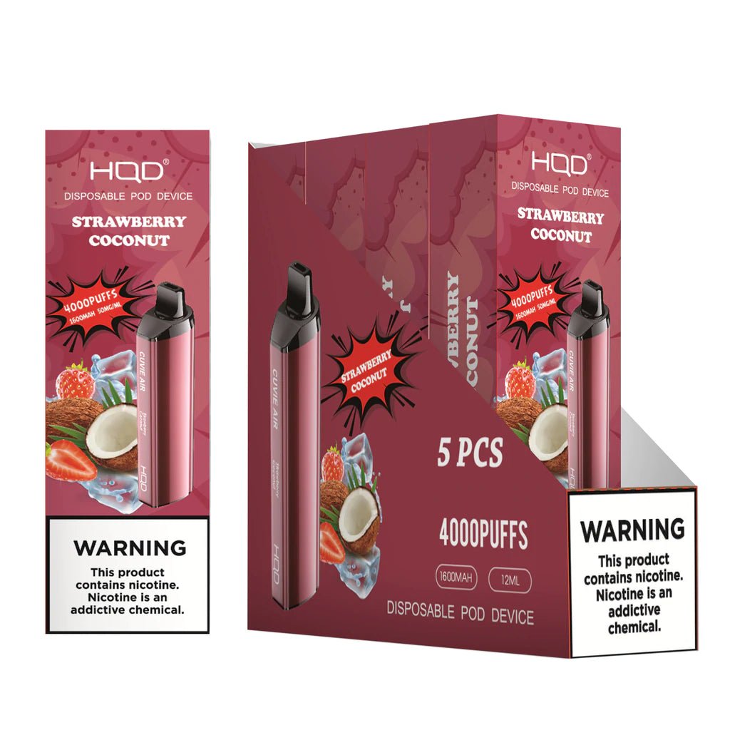 HQD CURVIE AIR - ALL [4000 Puffs] 5ct - wholesale Smoke Shop