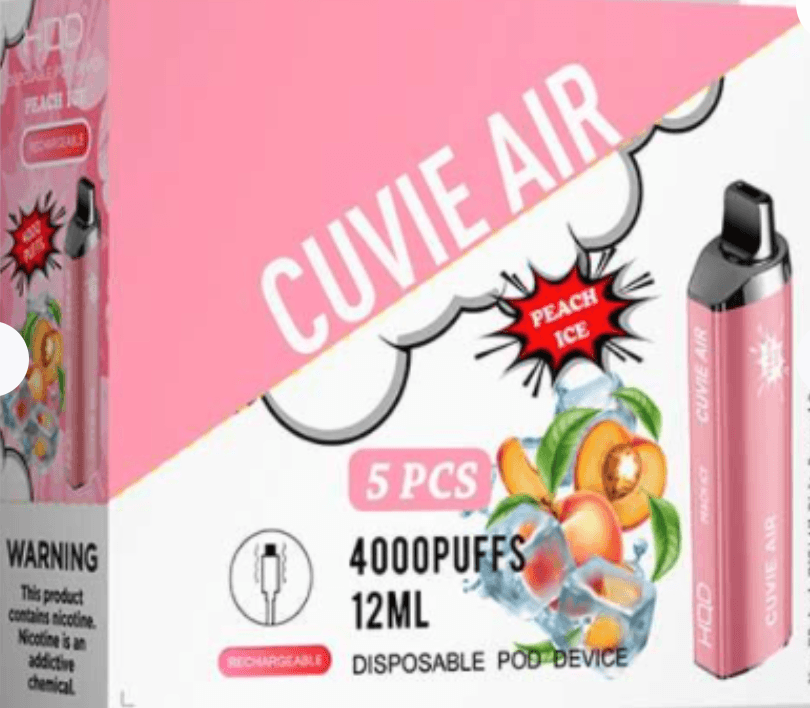 HQD CURVIE AIR - ALL [4000 Puffs] 5ct - wholesale Smoke Shop