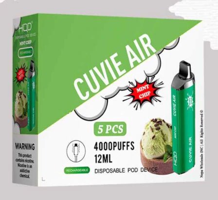 HQD CURVIE AIR - ALL [4000 Puffs] 5ct - wholesale Smoke Shop