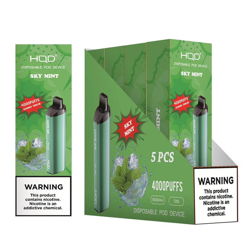 HQD CURVIE AIR - ALL [4000 Puffs] 5ct - wholesale Smoke Shop