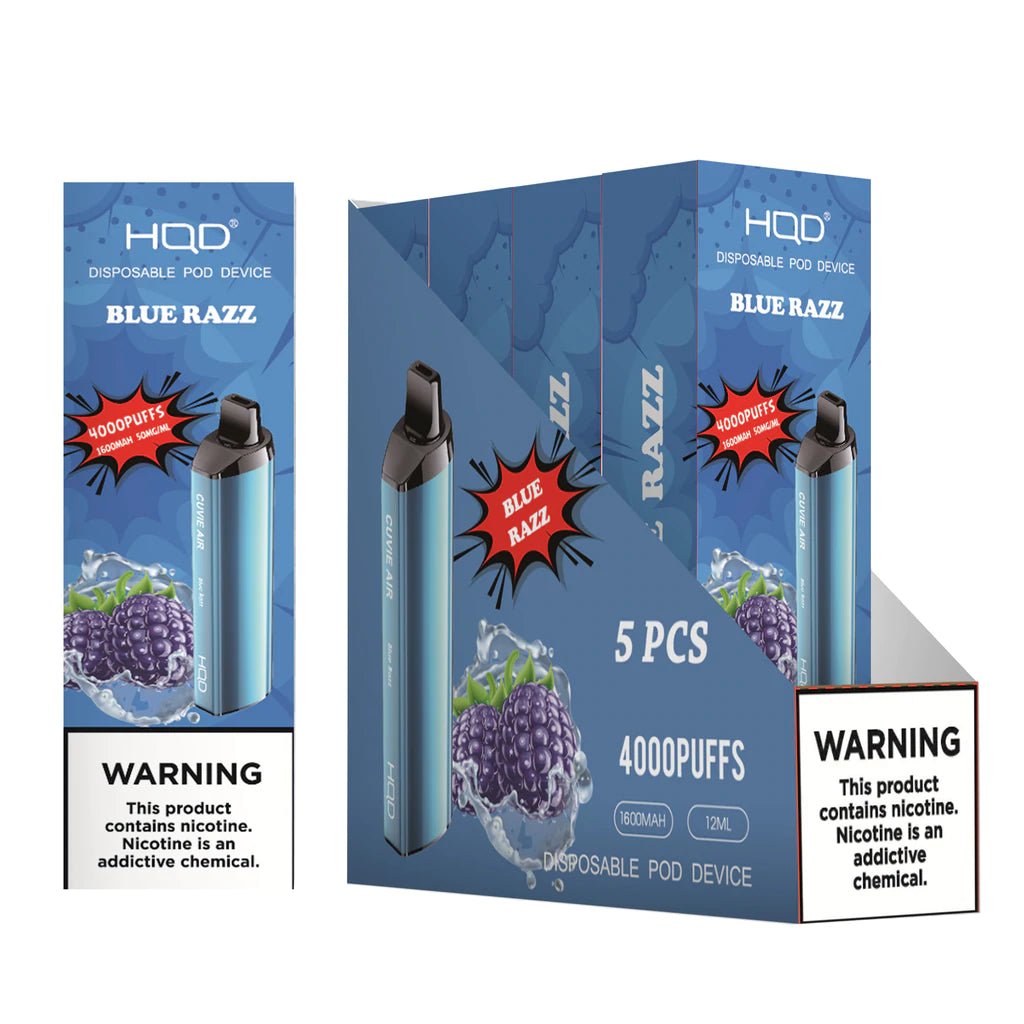 HQD CURVIE AIR - ALL [4000 Puffs] 5ct - wholesale Smoke Shop