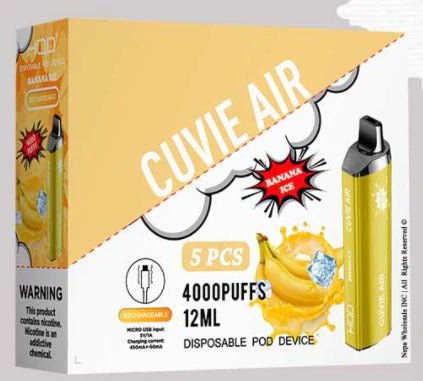 HQD CURVIE AIR - ALL [4000 Puffs] 5ct - wholesale Smoke Shop