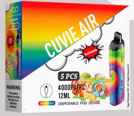 HQD CURVIE AIR - ALL [4000 Puffs] 5ct - wholesale Smoke Shop