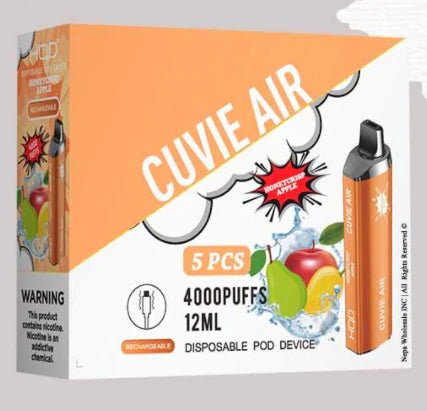 HQD CURVIE AIR - ALL [4000 Puffs] 5ct - wholesale Smoke Shop