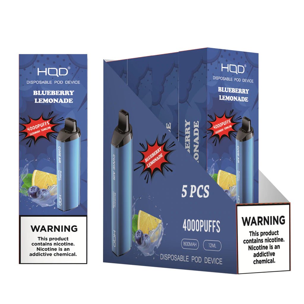 HQD CURVIE AIR - ALL [4000 Puffs] 5ct - wholesale Smoke Shop