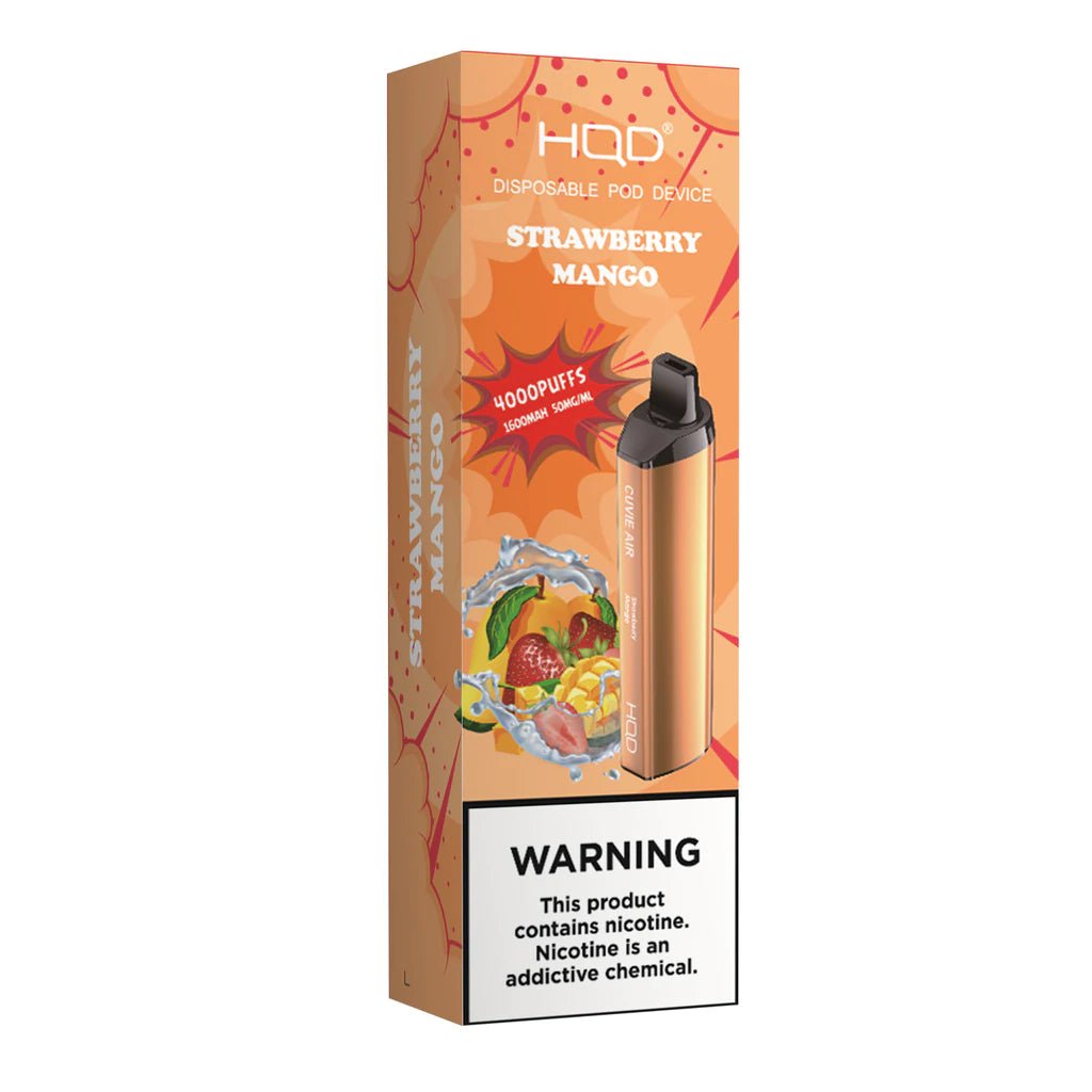 HQD CURVIE AIR - Strawberry Mango [4000 Puffs] 5ct - wholesale Smoke Shop