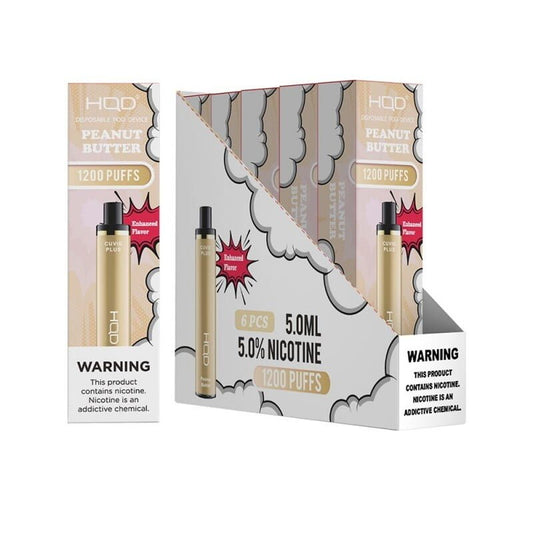 HQD Cuvie Plus Coconut Grove Box of 6 - wholesale Smoke Shop