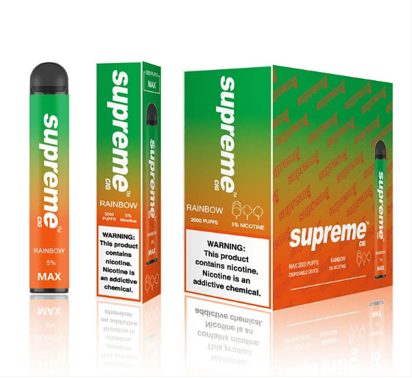 SUPREME 2% - Black Ice [2000 Puffs] 10pcs - wholesale Smoke Shop