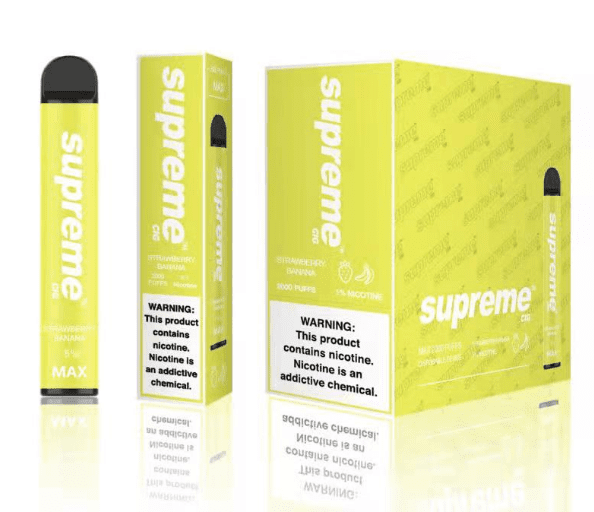 SUPREME 2% - Black Ice [2000 Puffs] 10pcs - wholesale Smoke Shop