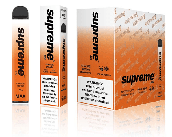 SUPREME 2% - Black Ice [2000 Puffs] 10pcs - wholesale Smoke Shop