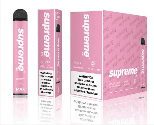 SUPREME 2% - Black Ice [2000 Puffs] 10pcs - wholesale Smoke Shop