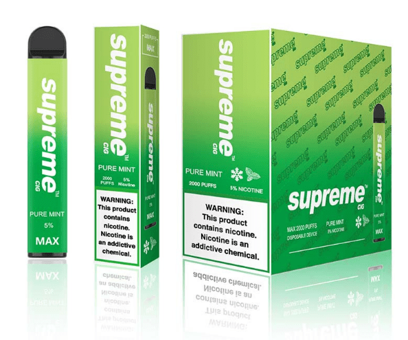 SUPREME 2% - Black Ice [2000 Puffs] 10pcs - wholesale Smoke Shop