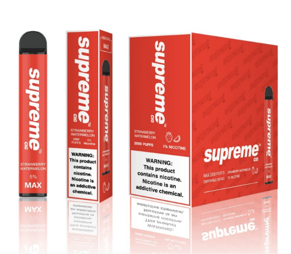 SUPREME 2% - Black Ice [2000 Puffs] 10pcs - wholesale Smoke Shop