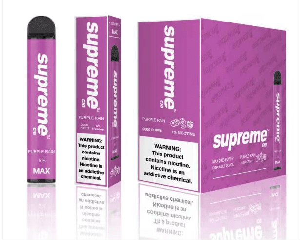 SUPREME 2% - Black Ice [2000 Puffs] 10pcs - wholesale Smoke Shop